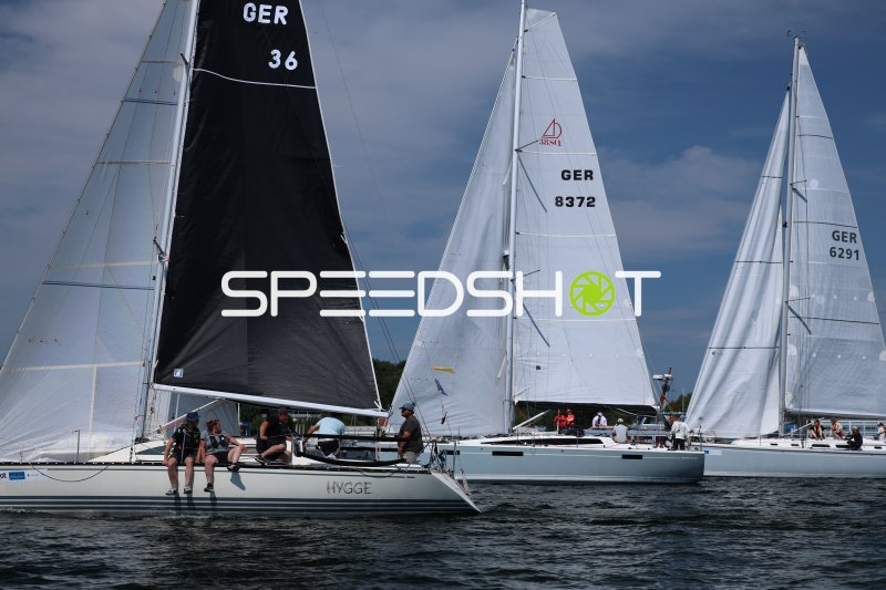 Segelregatta im Hafen Eckernförde – GER 36, GER 8372 und GER 6291 im Wettbewerb