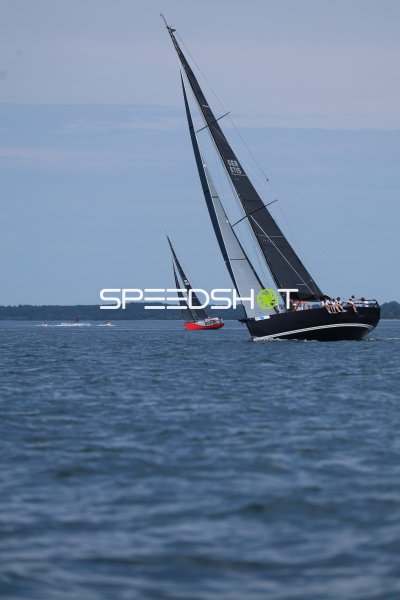 Segelregatta bei Eckernförde – GER 8715 führt das Feld an