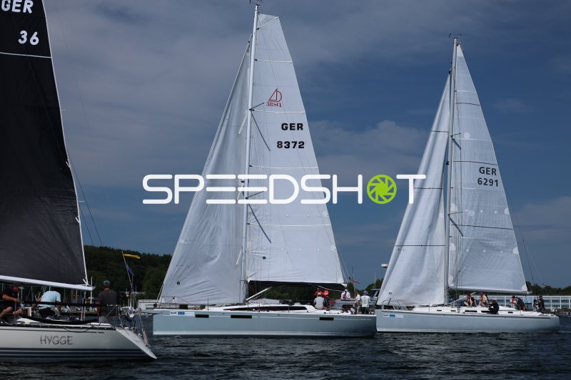 Segelregatta im Hafen Eckernförde – GER 8372 und GER 6291 im Wettbewerb