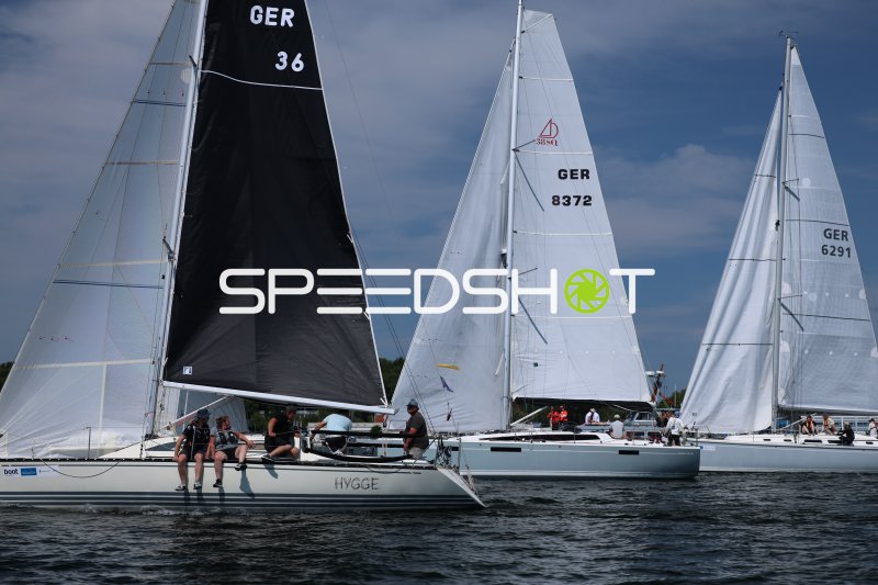 Segelregatta in Eckernförde: GER 36 "HYGGE" im Feld