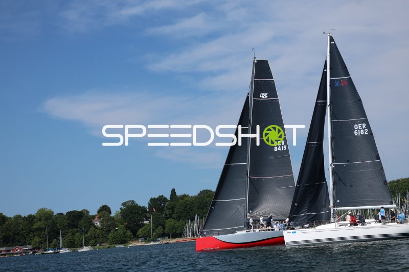Segelregatta in Eckernförde: GER 8419 und GER 6182 im Duell