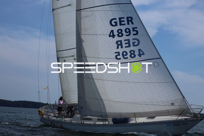 Segelboot GER 4895 auf der Eckernförder Bucht