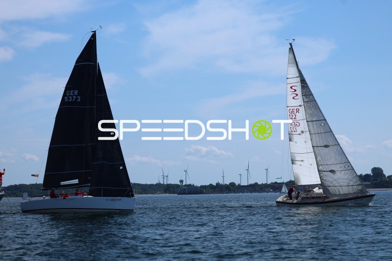 Segelregatta in Eckernförde: GER 5373 und GER 122 auf der Förde