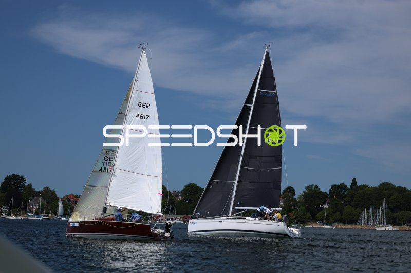 Segelregatta in Eckernförde: GER 4817 und GER 8595 im Duell