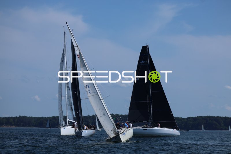 Segelregatta bei Eckernförde – drei Yachten im Wettbewerb