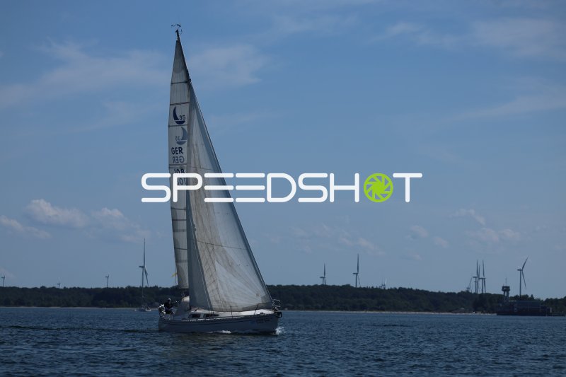 Segelboot GER 808 auf der Eckernförder Bucht