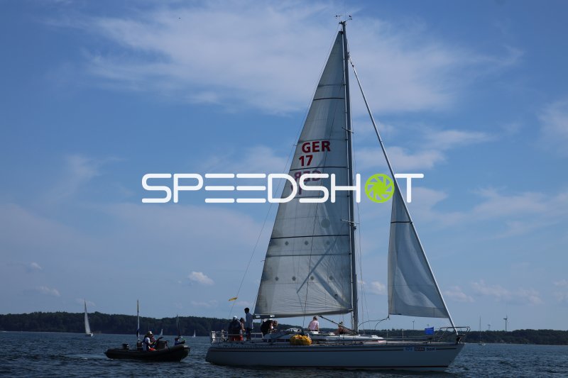 Segelboot GER 17 auf der Eckernförder Bucht