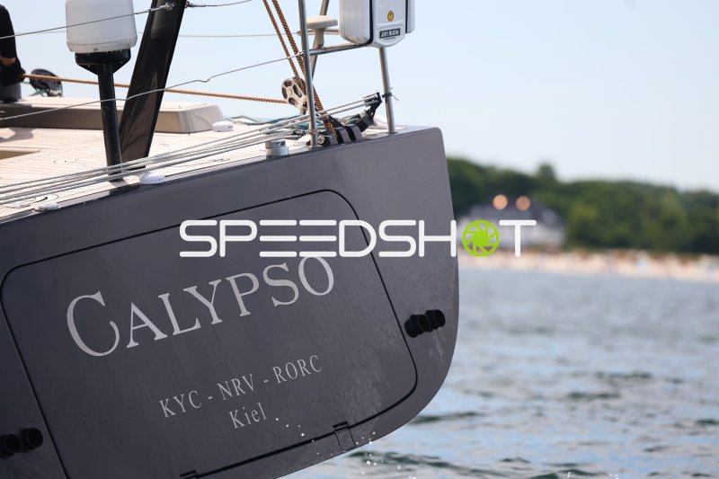Segelyacht Calypso (KYC-NRV-RORC, Kiel) im Hafen Eckernförde