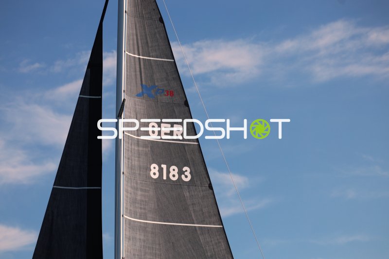 Segelboot GER 8183 im Hafen Eckernförde