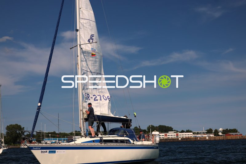 Segelboot Seabird (ER-2706) im Hafen Eckernförde