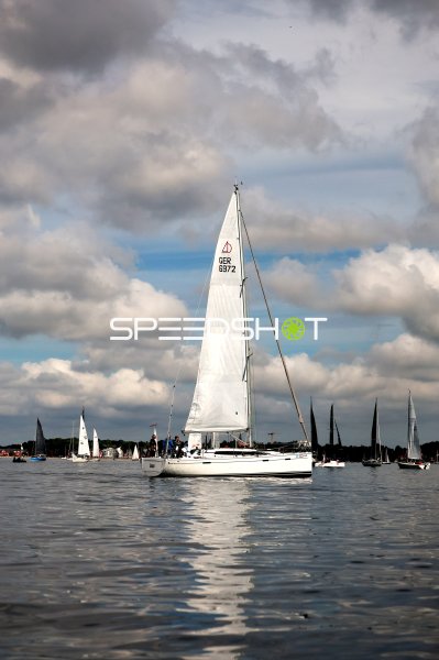 Segelboot GER 6372 im Hafen Eckernförde