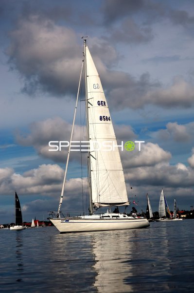 Segelboot GER 8584 im Hafen Eckernförde