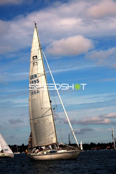 Segelboot GER 4895 im Hafen Eckernförde