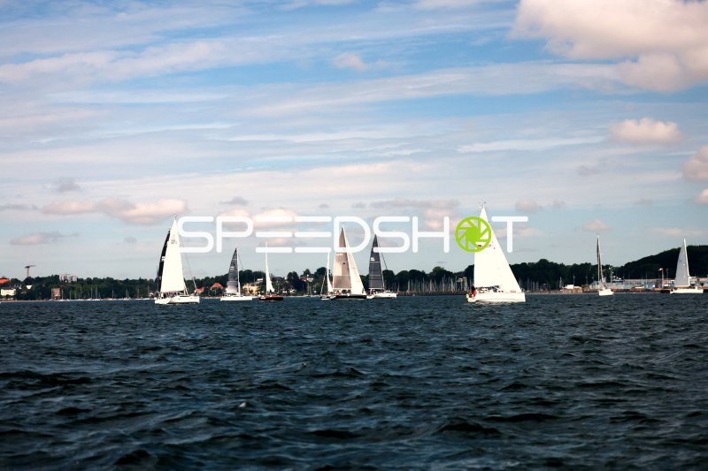 Segelregatta im Hafen Eckernförde