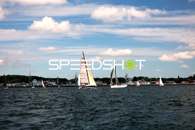 Segelregatta im Hafen Eckernförde