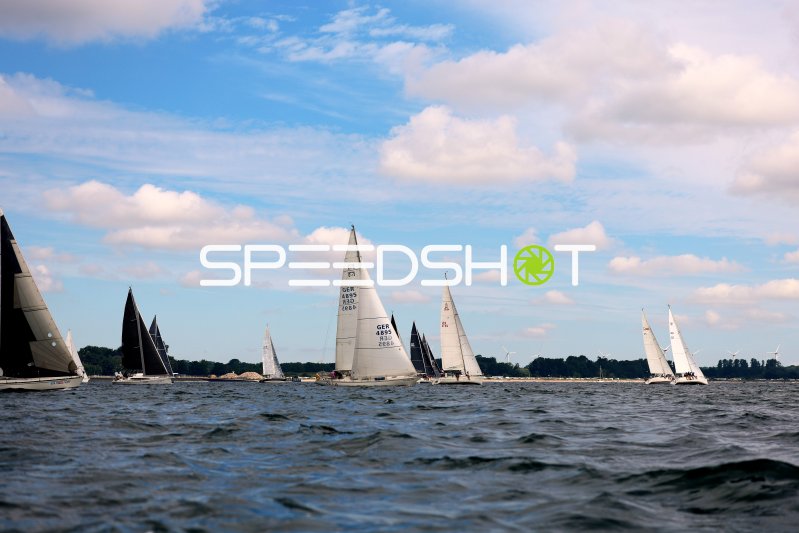Segelregatta im Hafen Eckernförde