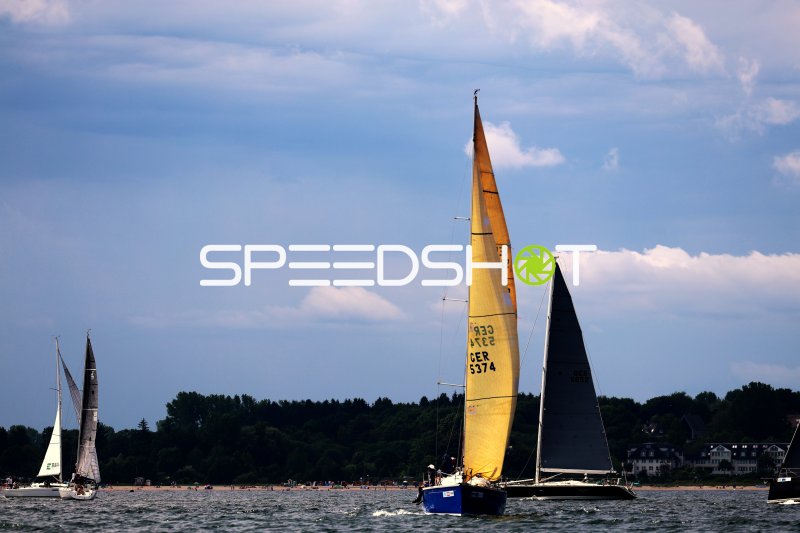 Segelregatta im Hafen Eckernförde