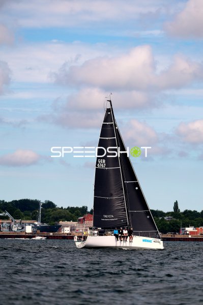 Segelboot TREYSTA (GER 6767) im Hafen Eckernförde