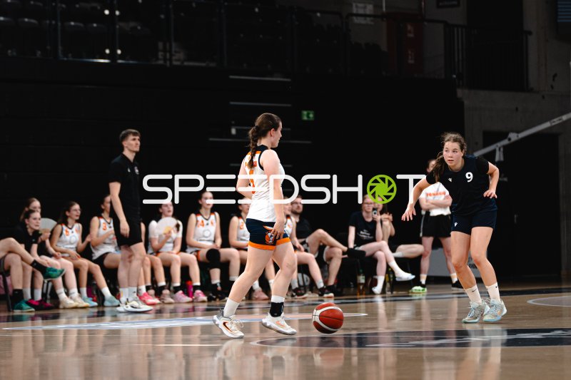 Basketball-Duell in der Inselpark Arena Hamburg