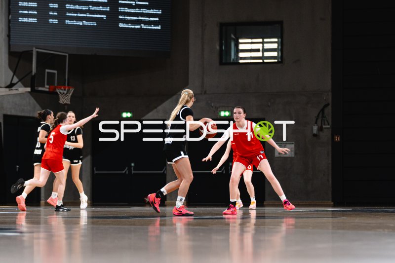 F Herberger (#11; Junior Suns Rendsburg) im Zweikampf gegen Hamburg Towers