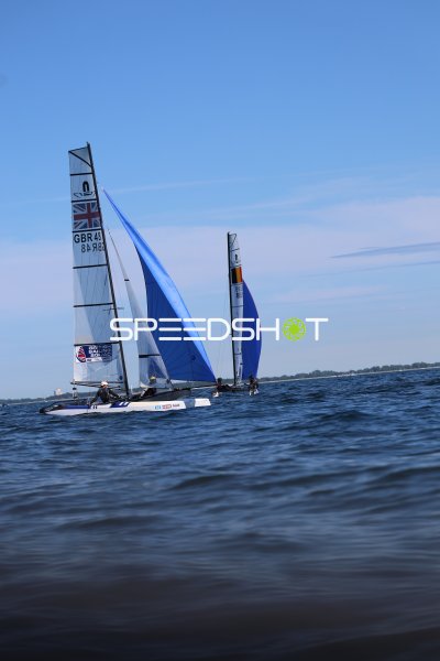 Segelwettbewerb auf der Kieler Förde