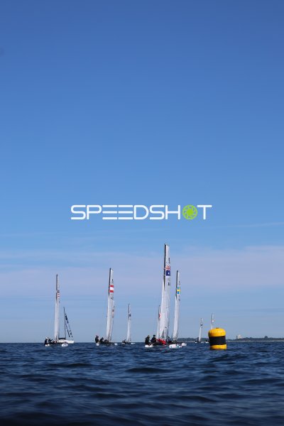 Segelregatta an der Wendemarke im Olympiazentrum Schilksee