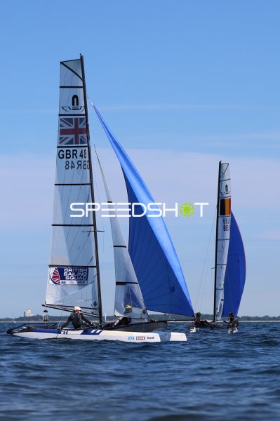 Segelwettbewerb auf der Kieler Förde