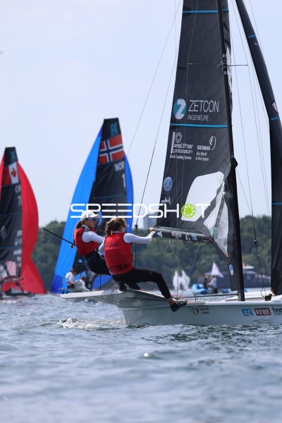 Segelwettbewerb am Olympiazentrum Schilksee in Kiel