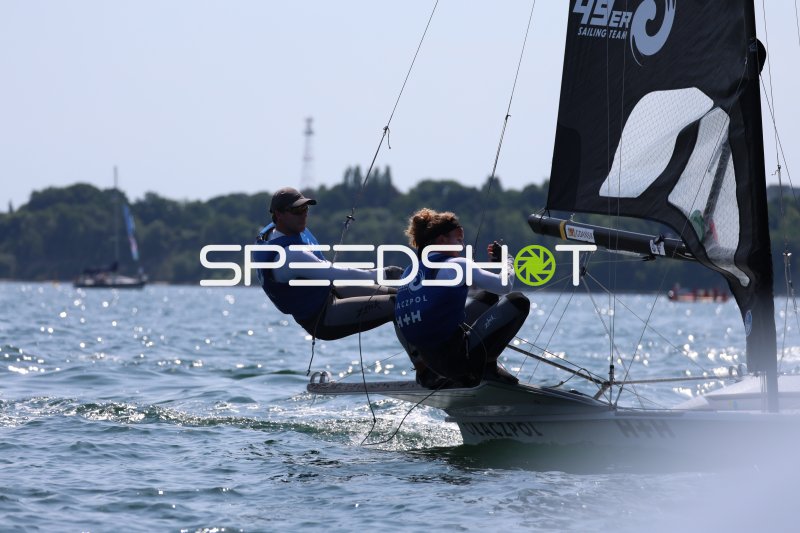 Segelwettbewerb auf der Kieler Förde – Zwei-Personen-Crew im Wettkampf