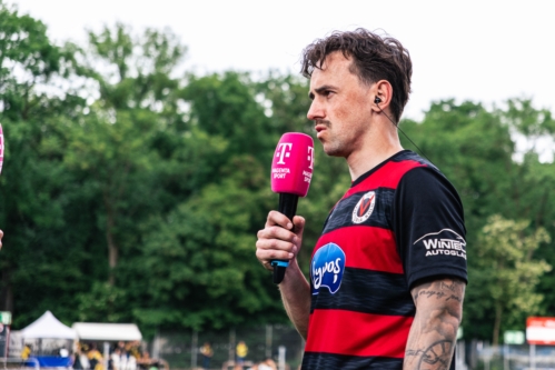Interview im Sportpark Höhenberg