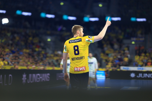 Szene mit Tim Nothdurft (28; Rhein Neckar Löwen)